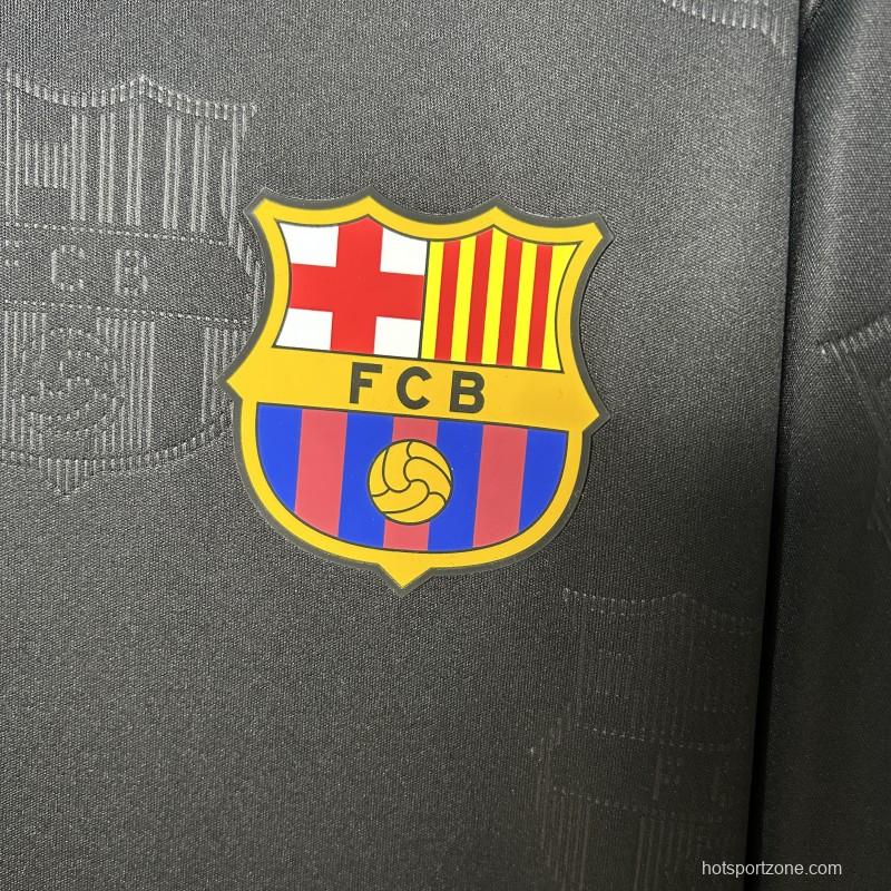 25/26 FC Barcelona Black with Spotify Logo Jersey