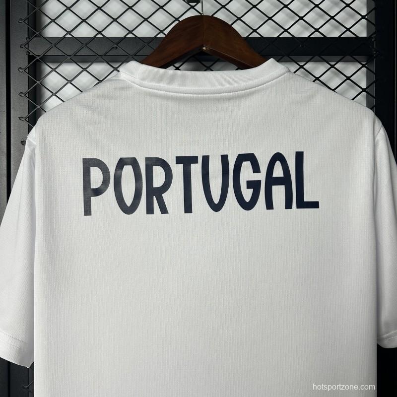 2025 Portugal White Pre-Match Jersey