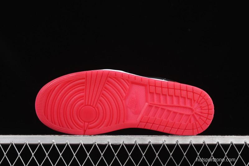 Nike Air Jordan 1 Low "White Black Gym Red" Retro Casual Sneakers - IB8971-106