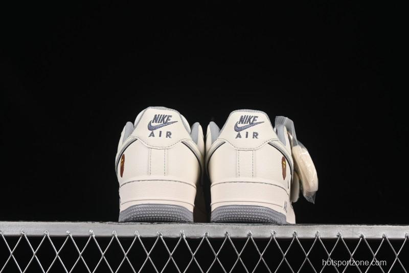 Nike Air Force 1 '07 Low BAPE Collaboration Beige Starry Sky Casual Sneakers - HH7518-065