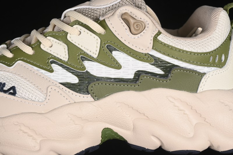 Fila Fusion Fern 2.0 Retro Chunky Sneakers with 3CM Heightening Sole - F12M511101FMC