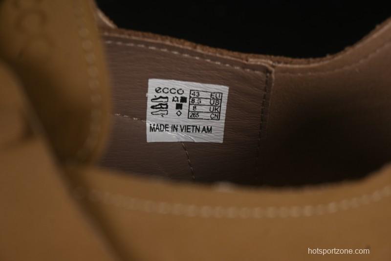 ECCO AT.KOLLEKTIVE Unisex Slip-On Kangaroo Leather Casual Shoes with Norwegian Welt Construction - 63673101002