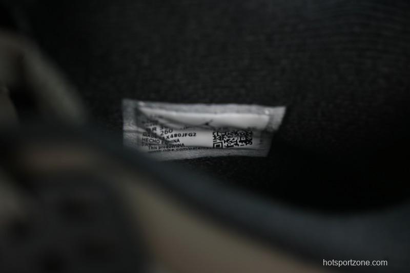 Nike Air Jordan 4 Retro Sneakers in Cave Stone Brown Suede with Black Mesh - FV5029-200