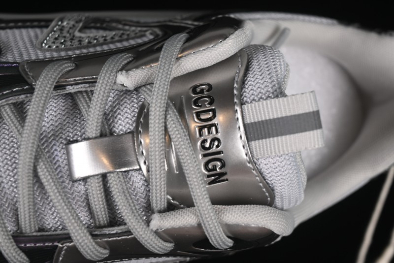 GG-CC 25ss New Platform Chunky Sneakers with 7CM Height Increase and Irregular Design - 668-2 Black