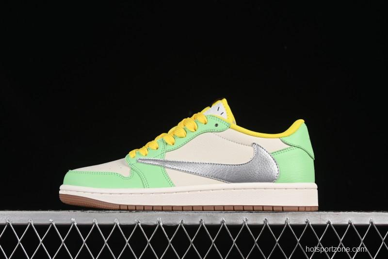 Nike Travis Scott x Fragment Design x Air Jordan 1 Low OG SP Casual Sneakers - DN6901-092
