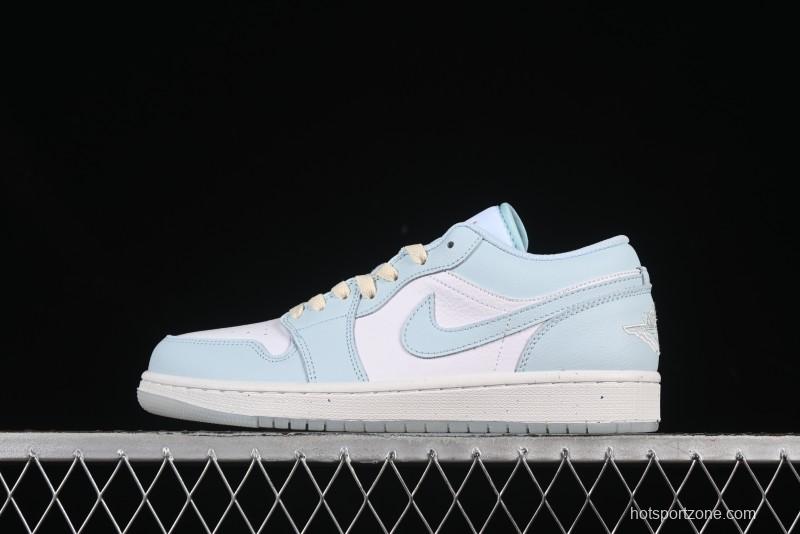 Nike Air Jordan 1 Low AJ1 Mint Blue Casual Lifestyle Sneakers - HJ5999-400