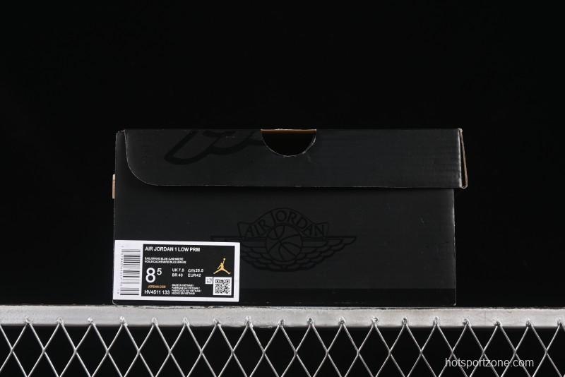 Nike Air Jordan 1 Low AJ1 Mismatched Swoosh Casual Sneakers - HV4511-133