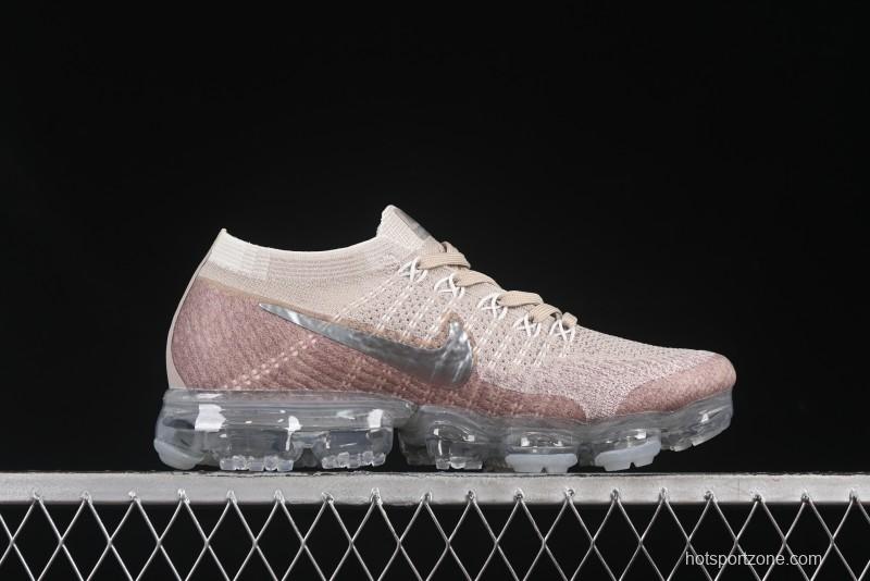 Nike Vapormax Flyknit Breathable Casual Running Shoes with Full-Length Air Cushion - 849557-202
