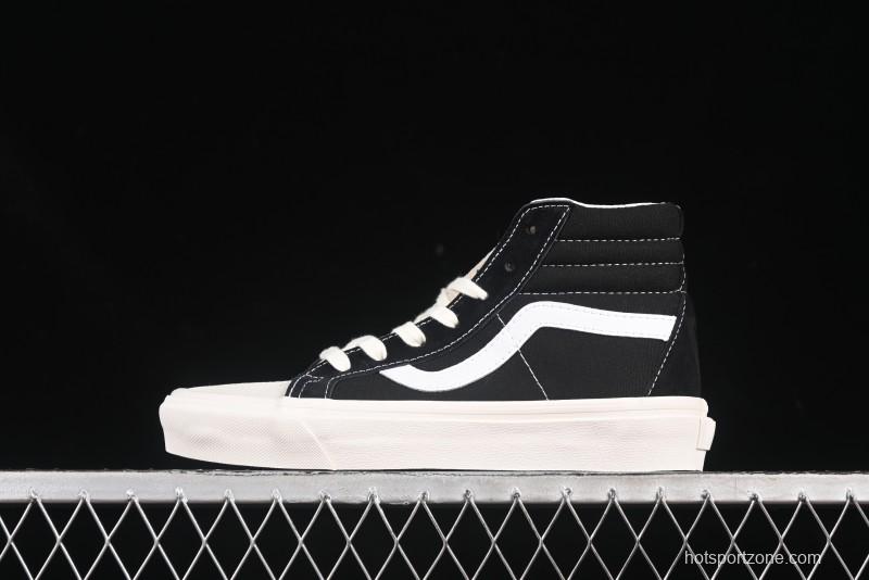 Fear of God x Vans Sk8-Hi High-Top Sneakers in Minimalist Black/White - VN0A2XS1ML5