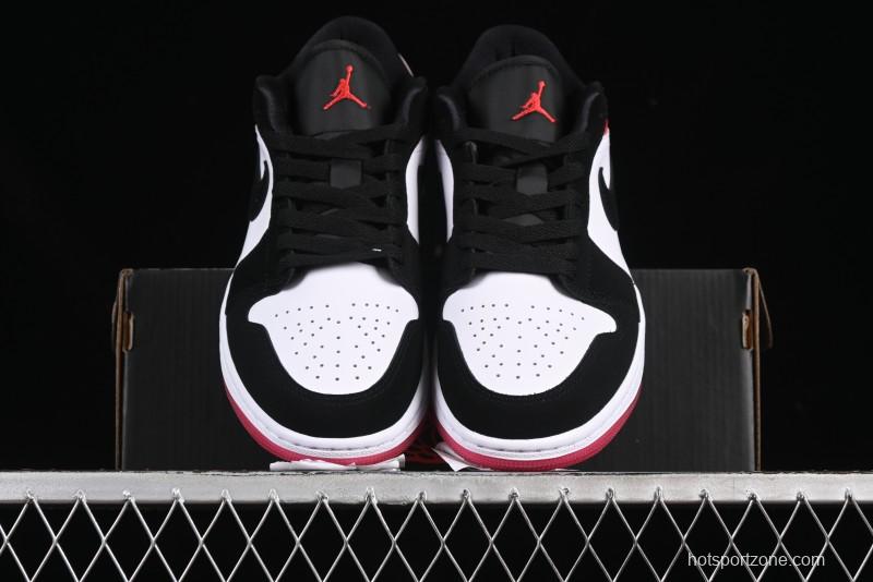 Nike Air Jordan 1 Low "White Black Gym Red" Retro Casual Sneakers - IB8971-106