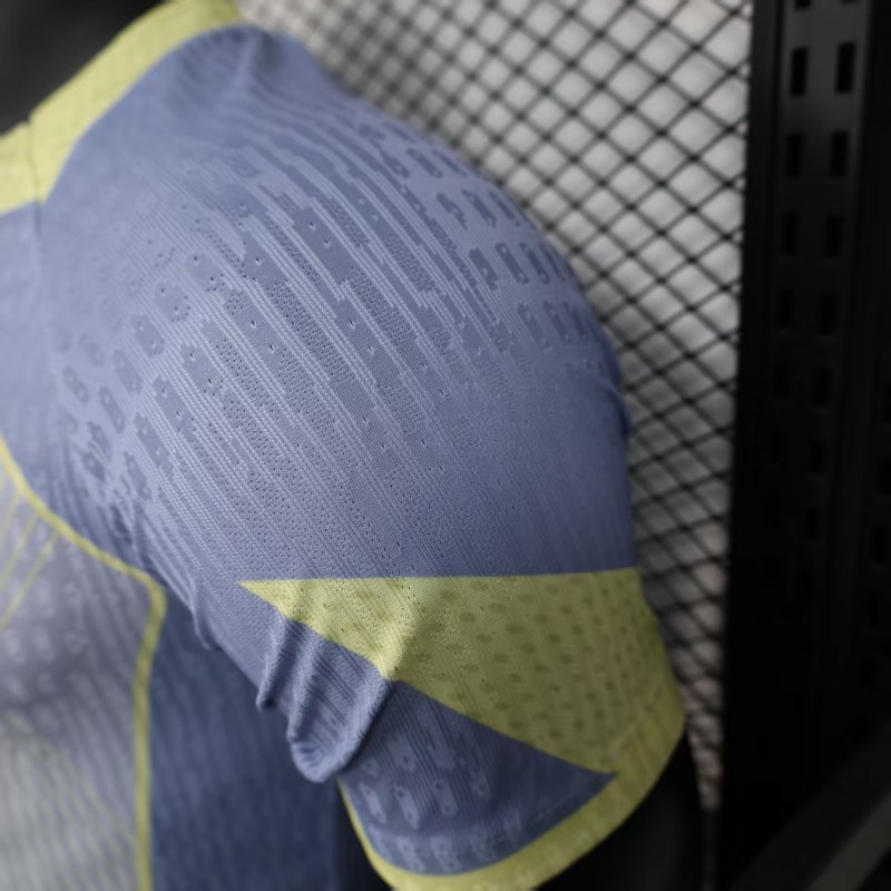 Player Version 25/26 Barcelona Light Blue with Geometric Pattern Jersey