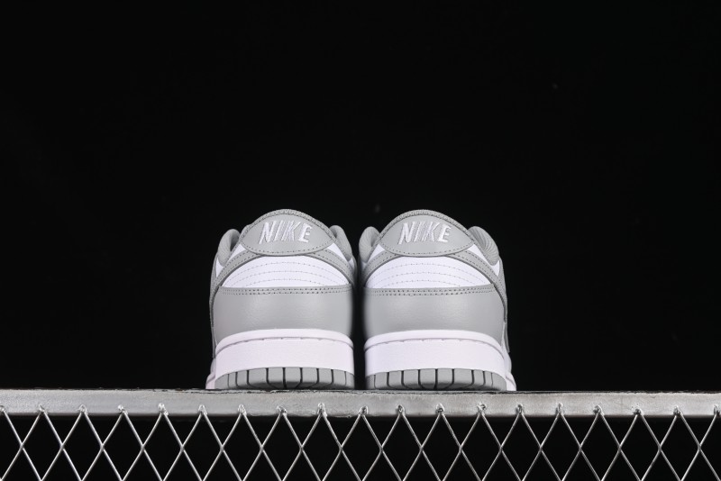 Nike SB Dunk Low White Grey Low-Top Casual Skate Shoes - HF5441-105