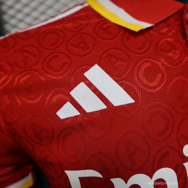Player Version 25/26 Arsenal RED POLO Jersey