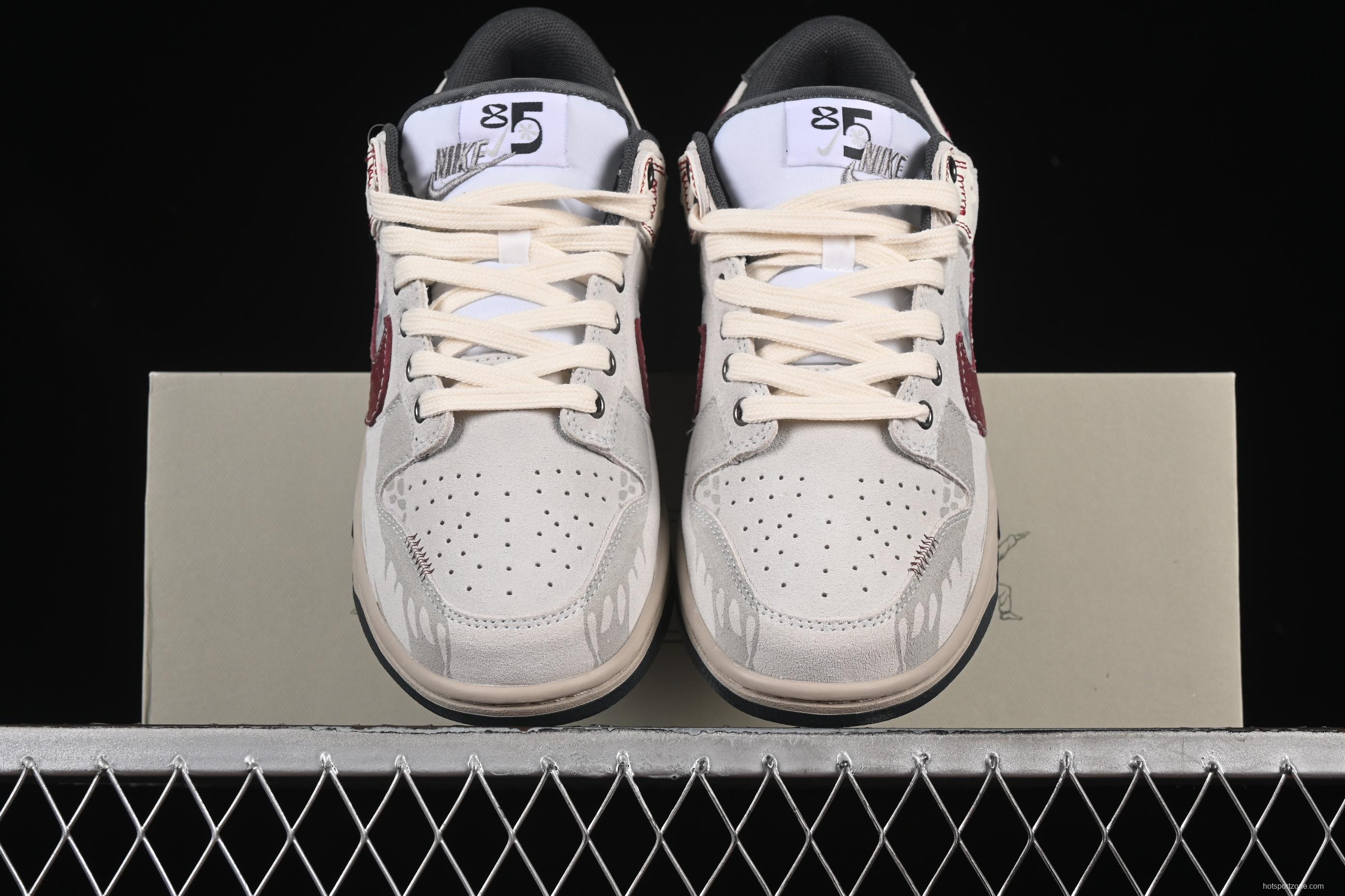 Nike Dunk Low Retro 'Double Swoosh' CNY Year of the Snake Panda Mischief Casual Sneakers - HV1800-101