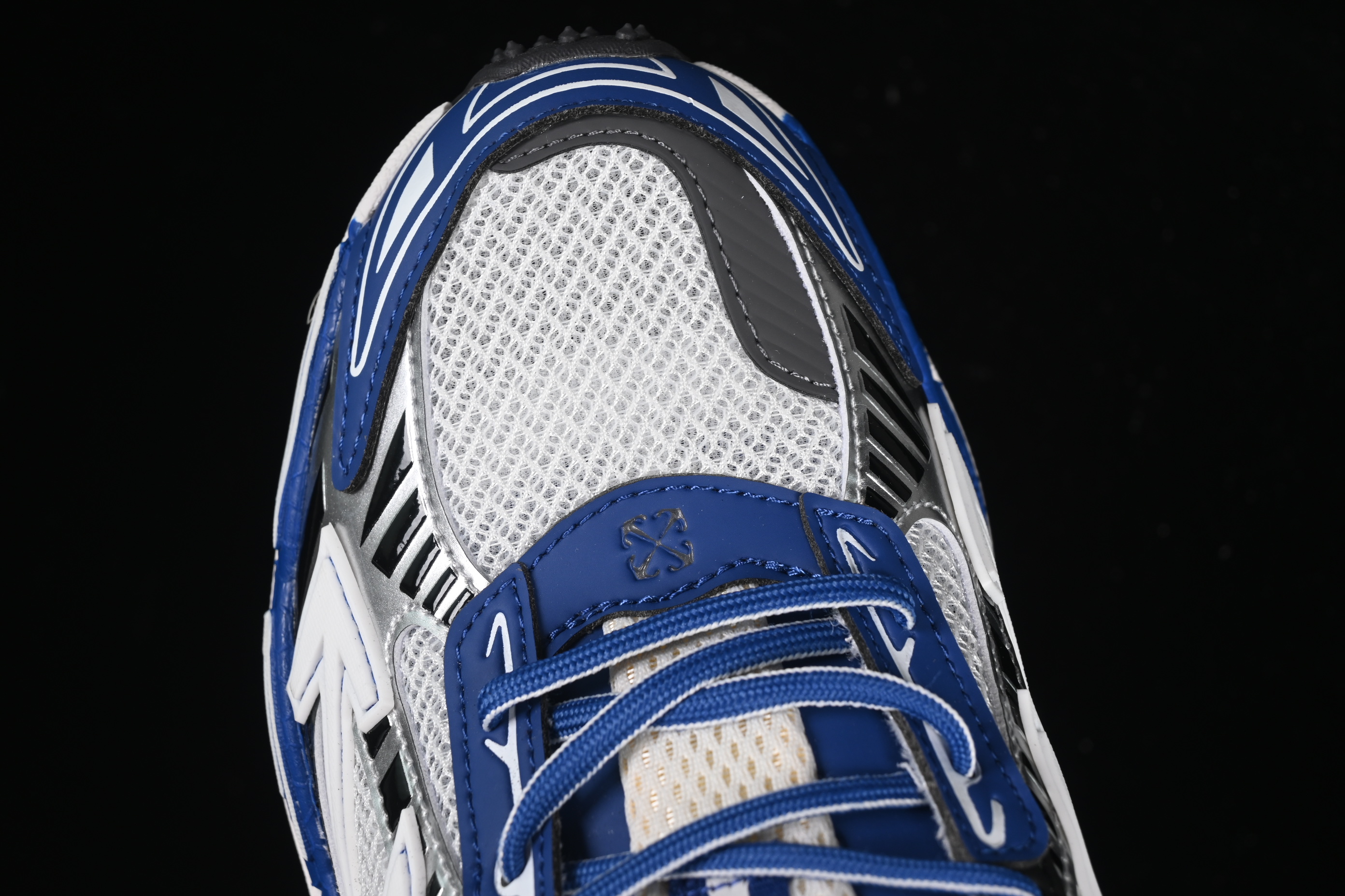 Off-White Be Right Low-Top Lifestyle Sneakers in White Blue - X.E5
