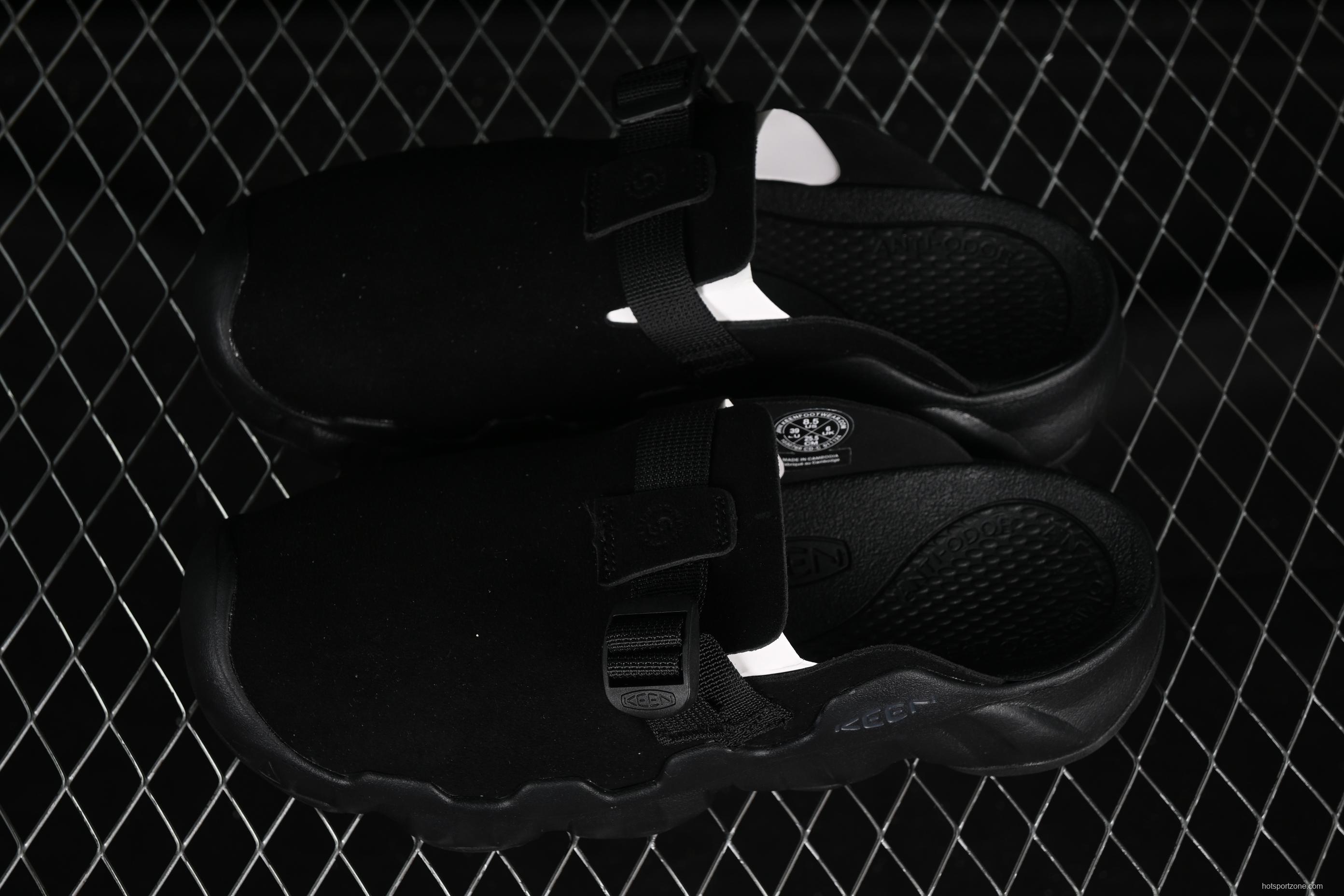 Keen Hyperport Clog Leather Summer Mule Slip-On with Arch Support and Adjustable Lacing System - 1030766