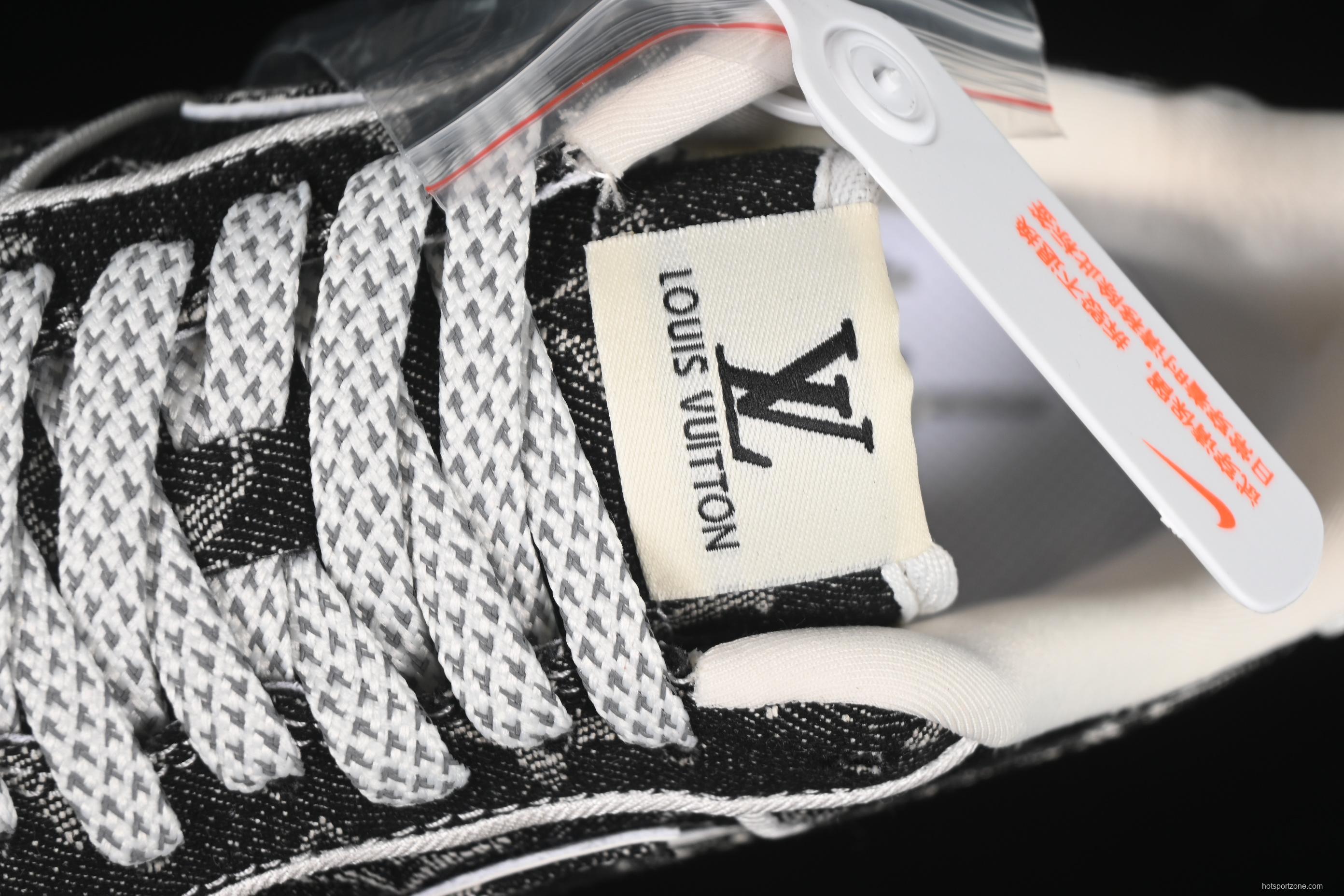 Nike Air Force 1'07 Low LV Collaboration Dark Denim Low-Top Casual Sneakers - SC9207-531