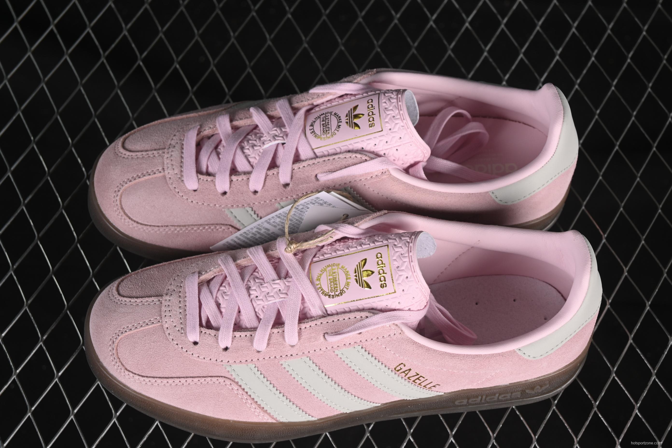 Adidas Originals Gazelle Indoor Retro Casual Shoes with Non-Slip and Wear-Resistant Sole - JI2716