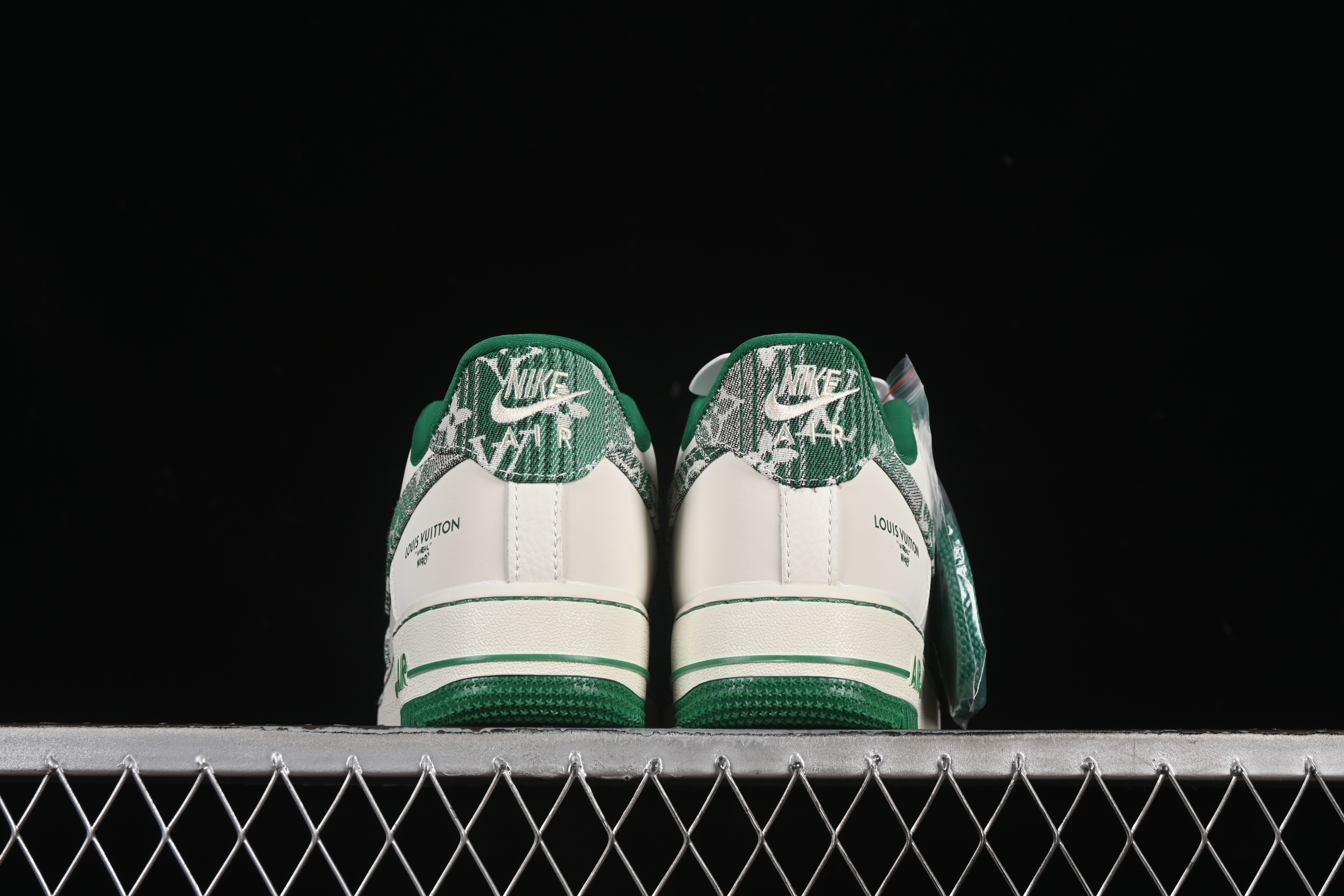 Nike Air Force 1 '07 Low LV Collaboration Green Denim Casual Sneakers - SC9207-538