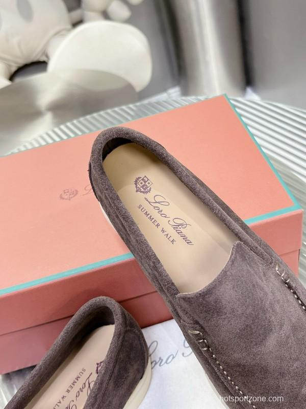 2024 Men Le Parmentier Brown Suede Loafers MJ00270