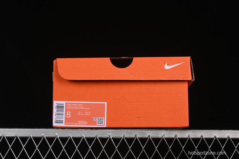 Nike Free 2025 Knit Breathable Cushioned Running Shoes - HF1078-100