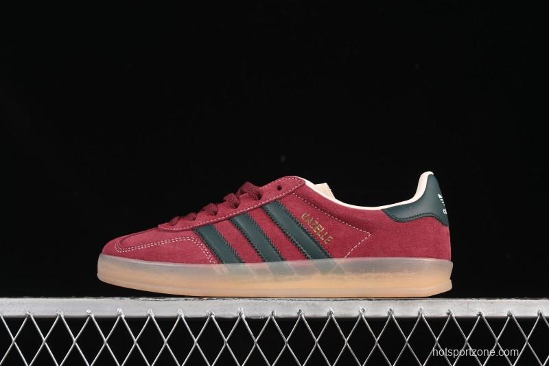 Adidas Originals Gazelle Indoor Retro Casual Slip-Resistant Wear-Resistant Low-Top Skate Shoes - JH5403