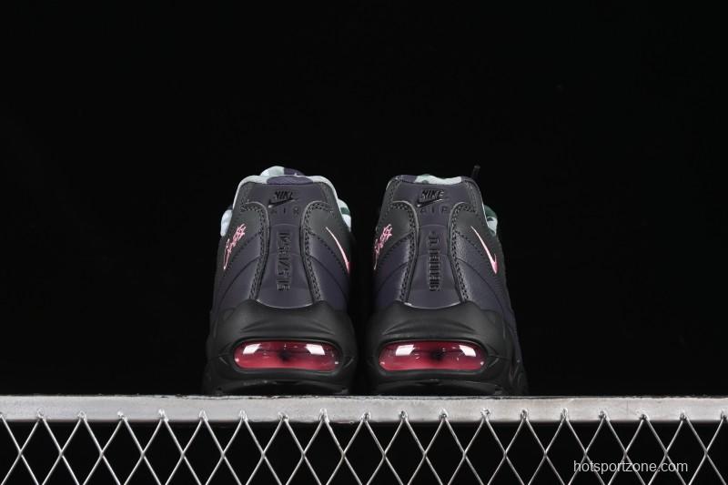 Nike Air Max 95 Retro Cushioned Running Shoes with Air-Sole Unit - FB2709-001
