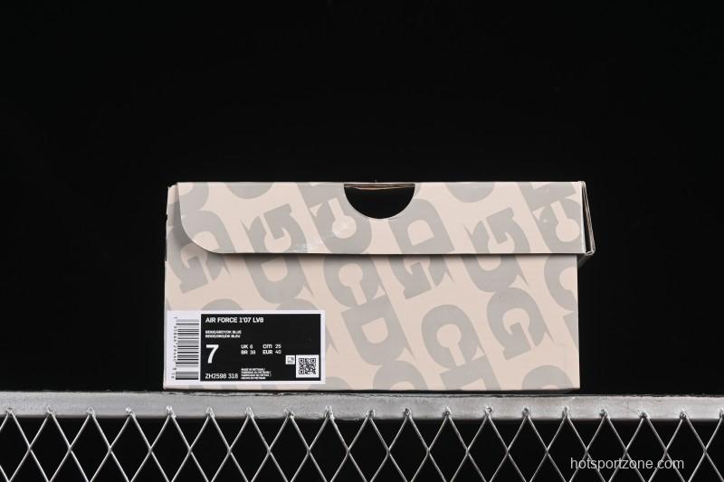 Nike Air Force 1'07 Low North Face Collaboration Dark Blue Sole Casual Sneakers - ZH2598-318