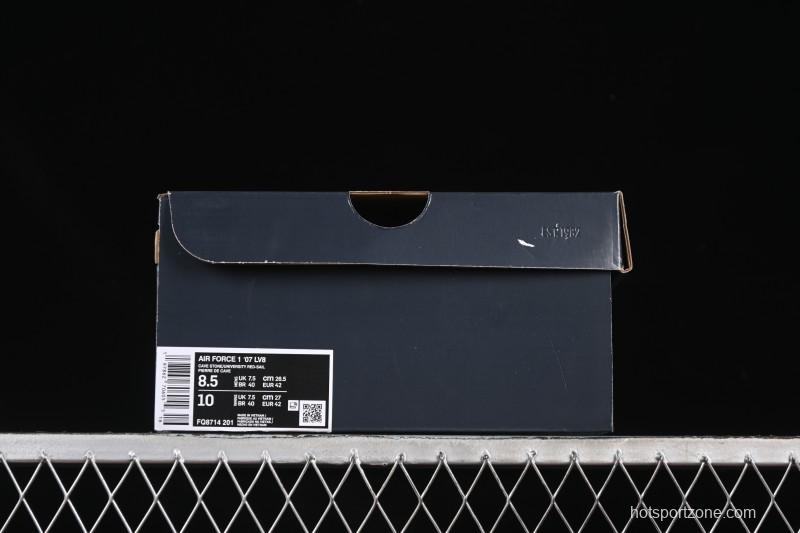 Nike Air Force 1'07 Low Casual Sneakers with Full-Length Air Cushion - FQ8714-201