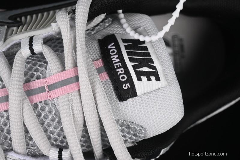 Nike Zoom Vomero 5 Retro Casual Running Shoes with Lightweight Cushioning - HF1877-001