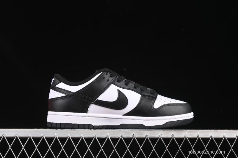 Nike SB Dunk Low Classic Black White Low-Top Casual Skate Shoes - HF5441-100