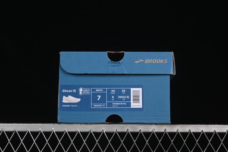 Brooks Ghost 15 Low-Cut Breathable Cushioned Support Casual Running Shoes - 1203801B112