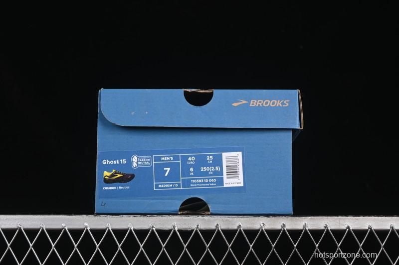 Brooks Ghost 15 Low-Cut Breathable Cushioned Support Casual Running Shoes - 1103931D063