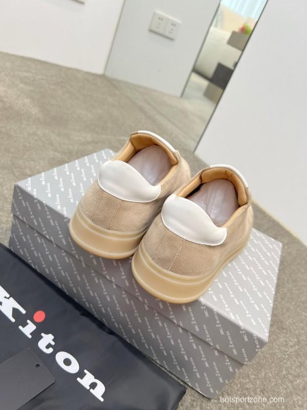 Kiton Men's Four Seasons Classic Casual Slip-On Loafer - AS00320