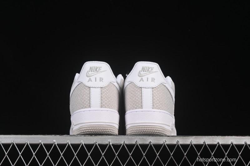 Nike Air Force 1'07 Low Denim Small Swoosh Casual Sneakers - ZH0316-092