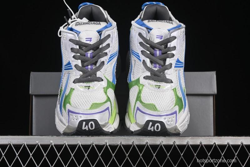 Balenciaga Runner Kith Four Color Retro Casual Shoes - W3RMU9043