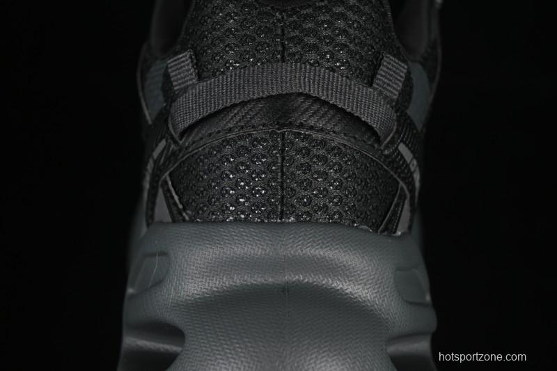 New York Yankees MLB Dome Runner Thick Sole Hollow Out Height Increasing Casual Running Shoes - 3ARND015N50BKS