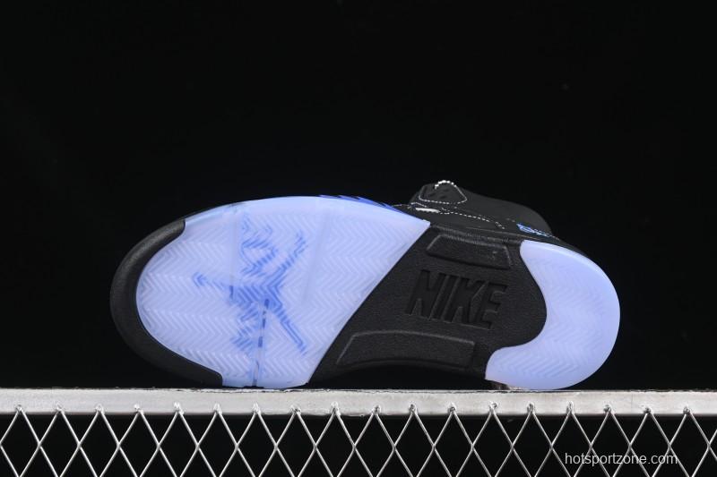 Nike Awake NY x Air Jordan 5 Black Metallic Basketball Shoes - DV4982-004