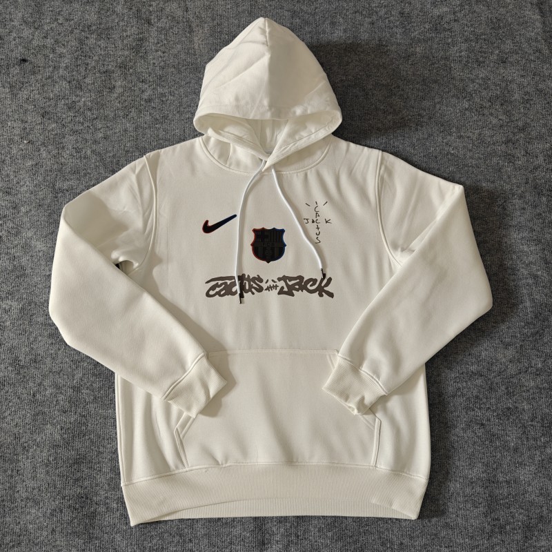 25/26 Barcelona Black Cactus Jack Hoodie -7 Colors