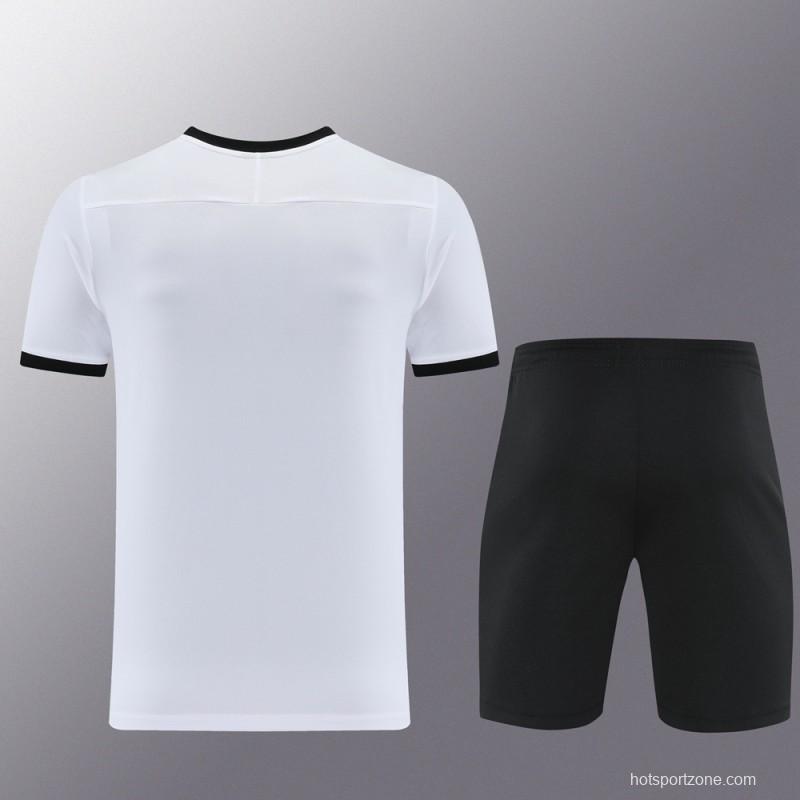 2025 NIKE White Short Sleeve Jersey + Shorts