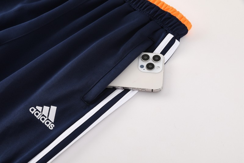 25/26 Real Madrid Navy Full Zipper Jacket +Long Pants