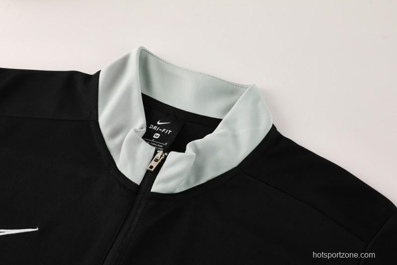 2025 Nike Black Full Hoodie Zipper Jacket +Long Pants