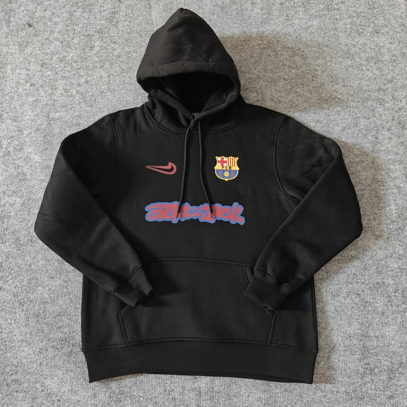 25/26 Barcelona Black Cactus Jack Hoodie -7 Colors