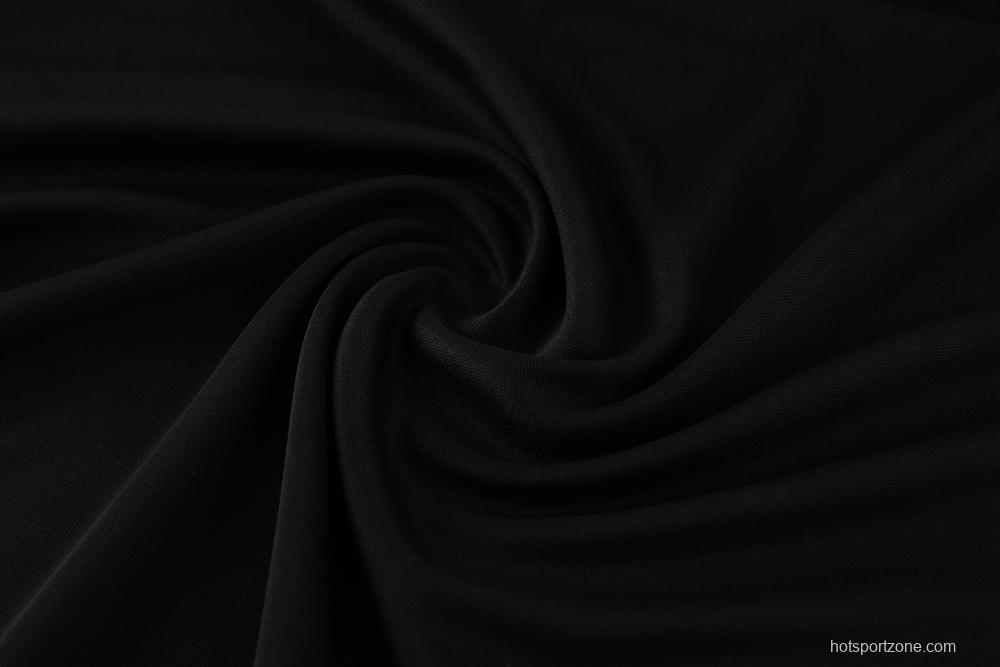 2025 Adidas Black Short Sleeve Jersey+Shorts