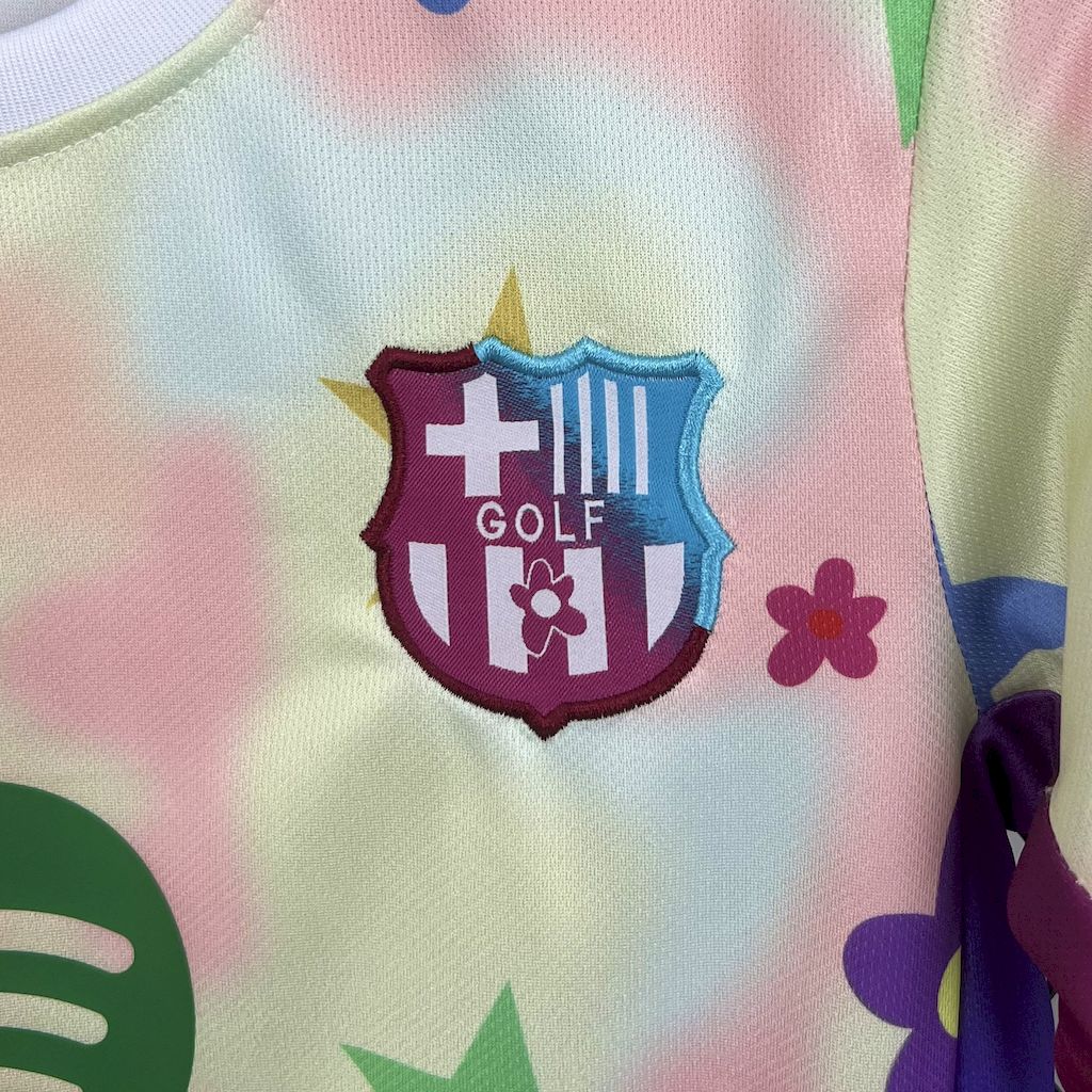2025/26 Kids Barcelona Flower Special Edition Jersey