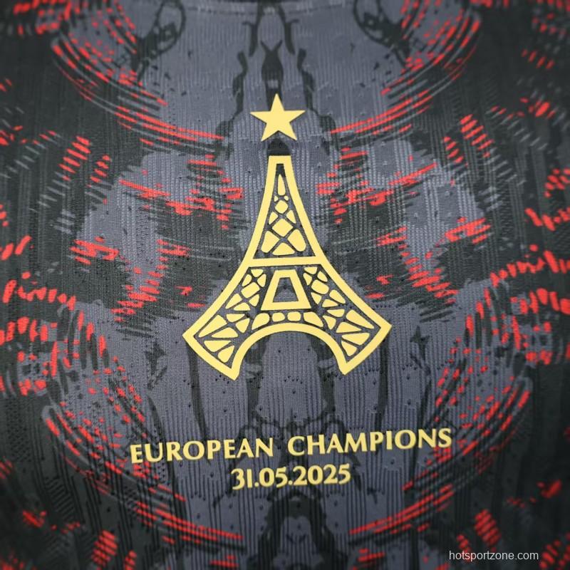 Player Version 25/26 PSG x Comma Football Champion Jersey