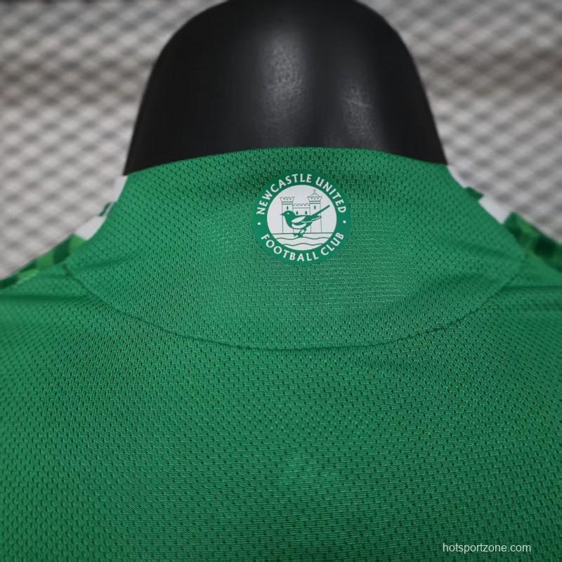 Player Version 25/26 Newcastle United Away Green Jersey