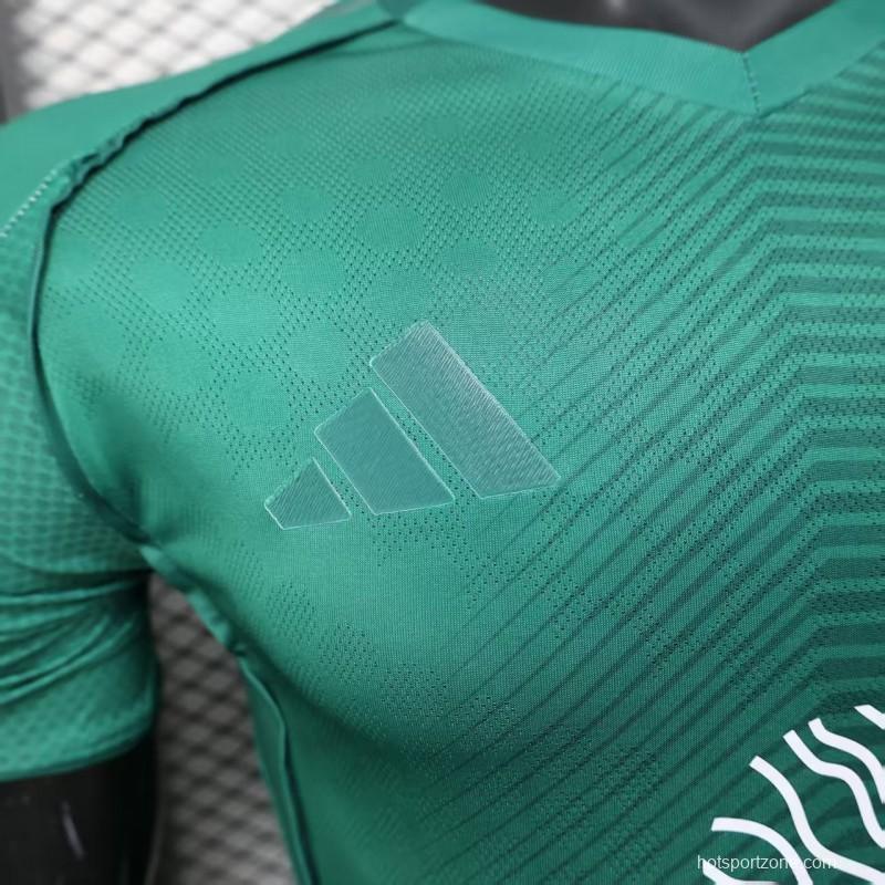 Player Version 25/26 Al-Ahli Away Green Jersey