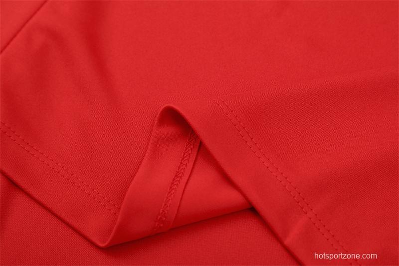 Retro 05/06 AC Milan Red Half Zipper Jacket