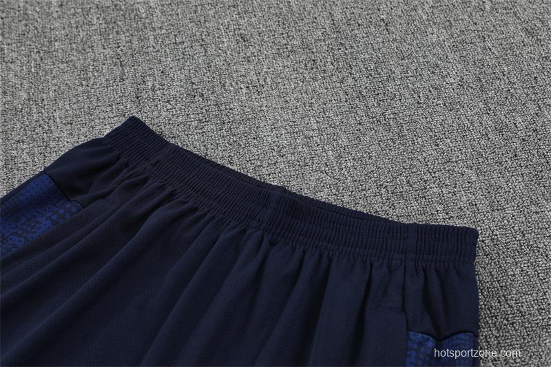 25/26 Olympique de Marseille Lake Blue Camouflage with XS Short Sleeve+Soccer Shorts